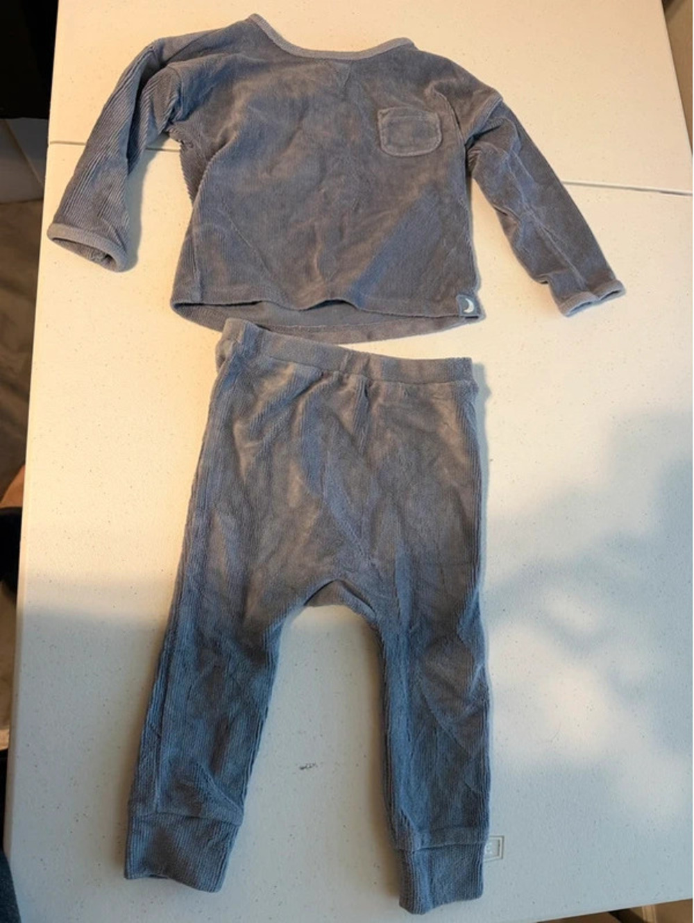 Modern Moments by Gerber 12M 2-Piece Ribbed Set